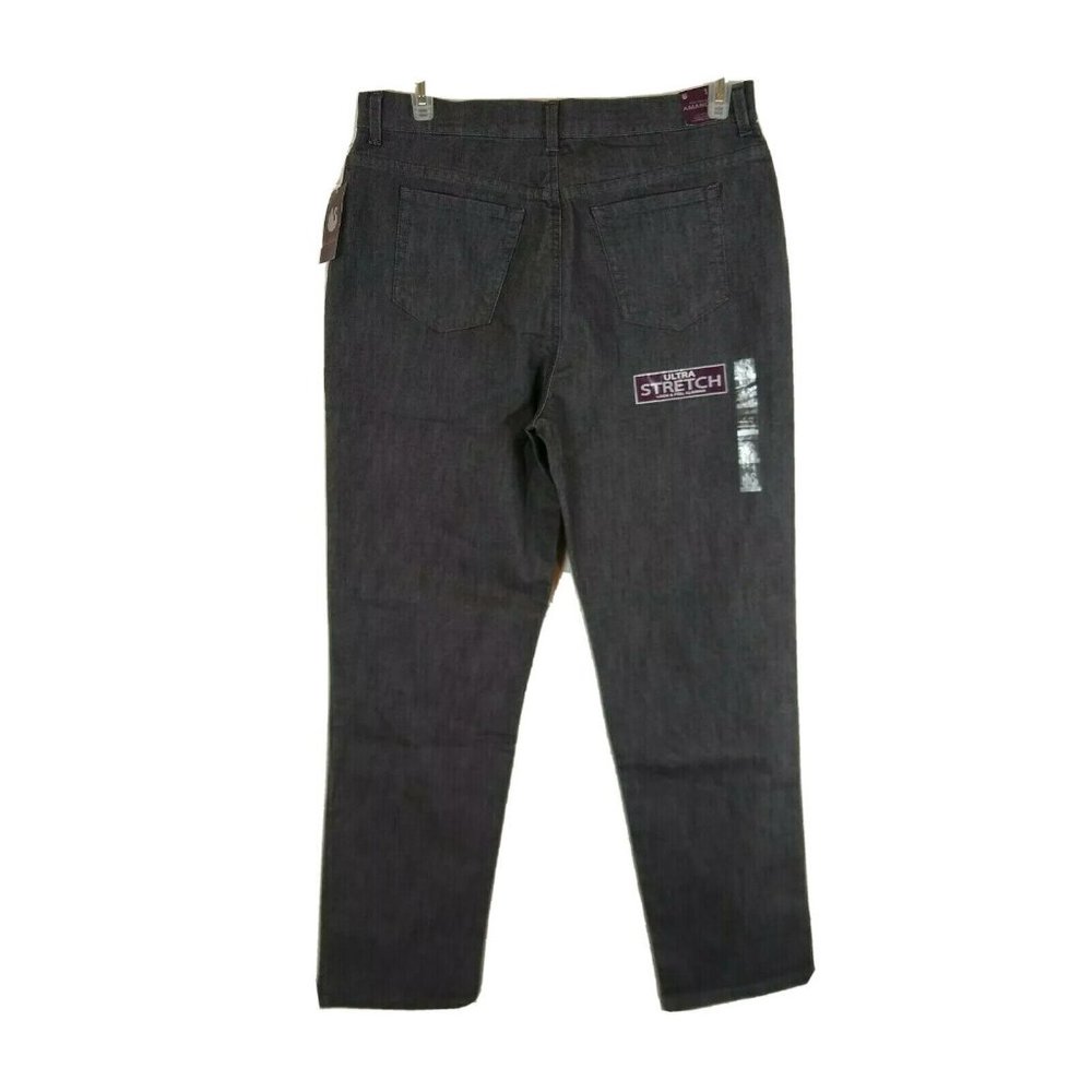 GLORIA VANDERBILT AMANDA Classic Fit Gray Jeans